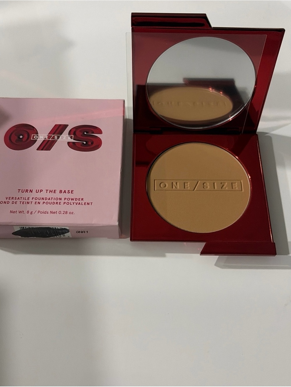 ONE/SIZE Turn Up The Base Foundation Powder — medium tan neutral